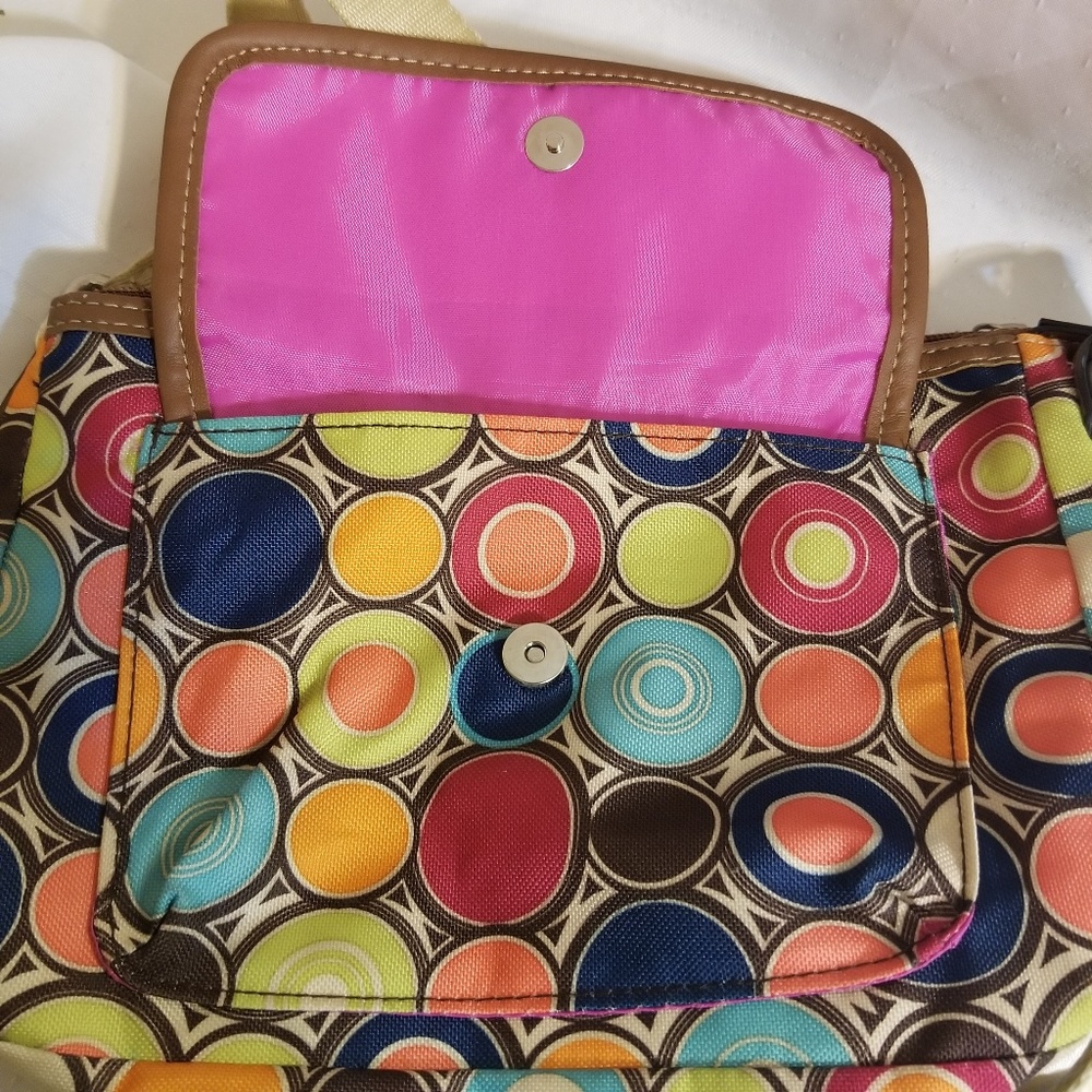 Lily Bloom Crossbody Handbag Purse - Picture 6 of 8